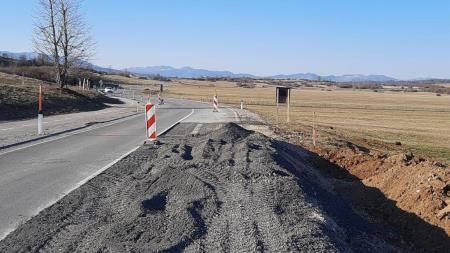 Pivka - Parje izgradnja kolesarske steze (9)